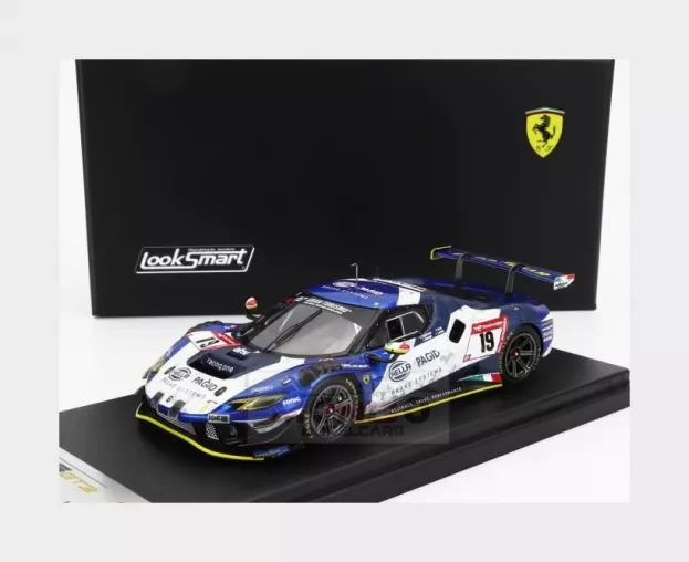 Looksmart Ferrari 296 Gt3 3.0l Twin Turbo V6 Team Racing One N 19 24h Nurburgring 2023 Stefan Aust Luca Ludwig Christian Kohlhaas Johannes Stengel 1:43 LSRC172