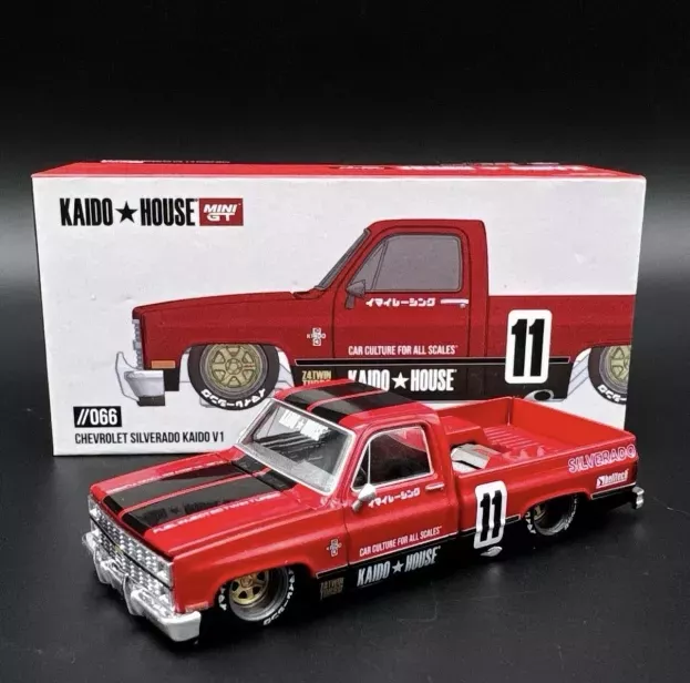 Mini-GT Chevrolet Silverado Pick-up Kaido House K1 N 11 Racing 2003 1:64 KHMG066