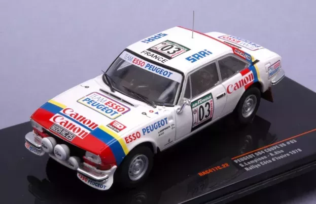 Solido Peugeot 504 Rally N 24 Lothars 1:43 50