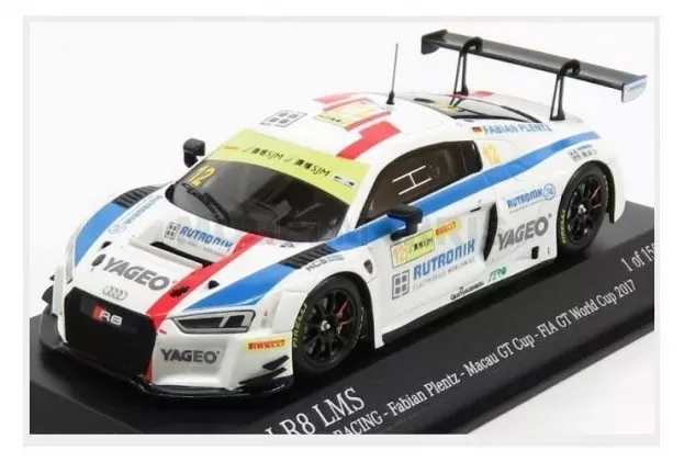Minichamps Audi R8 Lms Team Hcb Rutroni Racing N 12 Fia World Gt Cup Macau 2017 Plentz 1:43 437171712