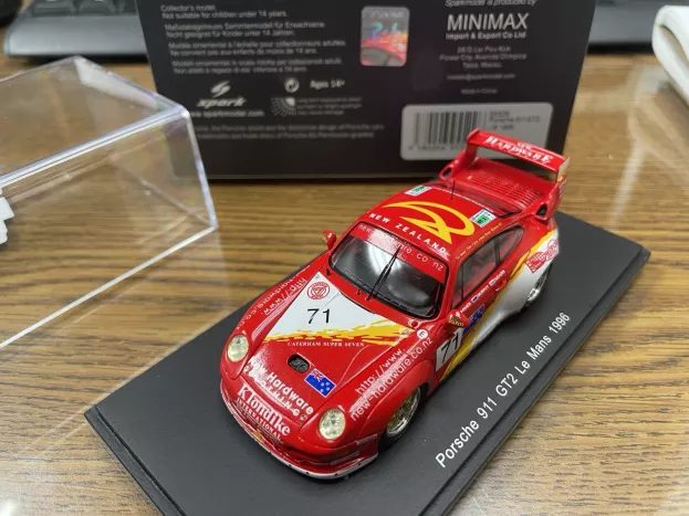 Spark Porsche 911 993 Gt2 3.6l Turbo Team Parr Motorsport N 71 24h Le Mans 1996 B.farmer G.murphy R.nearn 1:43 S5529