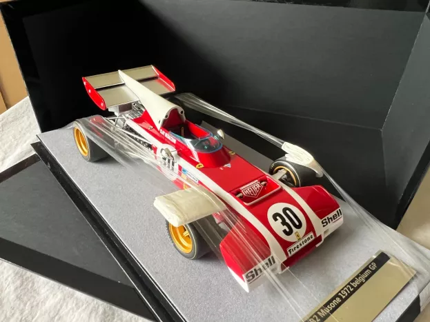 Tecnomodel Ferrari F1 312b2 N 30 Practice Belgium Gp 1972 C.regazzoni 1:18 TM18-194A