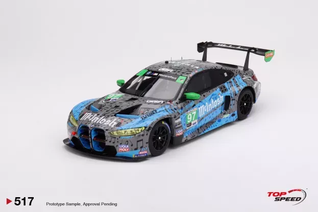 Truescale Bmw 4-series M4 Gt3 Team Turner Motorsport N 97 2nd Imsa Gtd Class Laguna Seca 2023 B.auberlen J.edwards B.spengler C.hull 1:18 TS0517