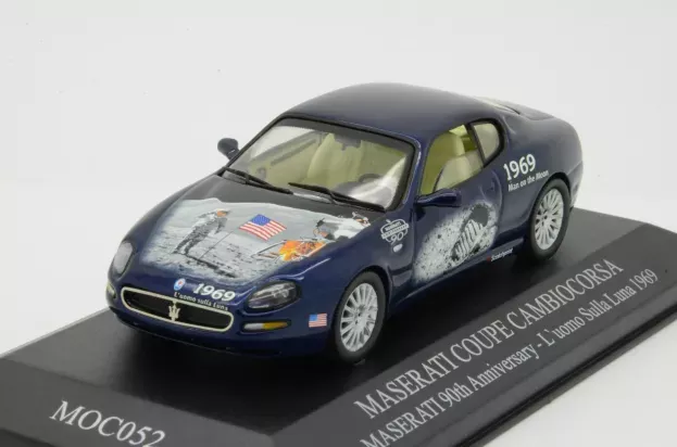 IXO Models Maserati 3200 Coupe Cambiocorsa 90th Anniversary L'uomo Sulla Luna 1969 1:43 MOC052
