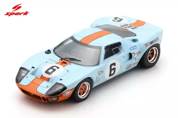 Spark Ford Gt40 4.9l V8 Team Jw Automotive Engineering N 6 Winner 24h Le Mans 1969 Jacky Ickx Jackie Oliver 1:43 43LM69