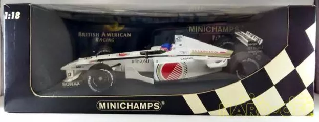 Minichamps Bar F1 03 Honda N 10 Race Version 2001 J.villeneuve 1:18 100010010