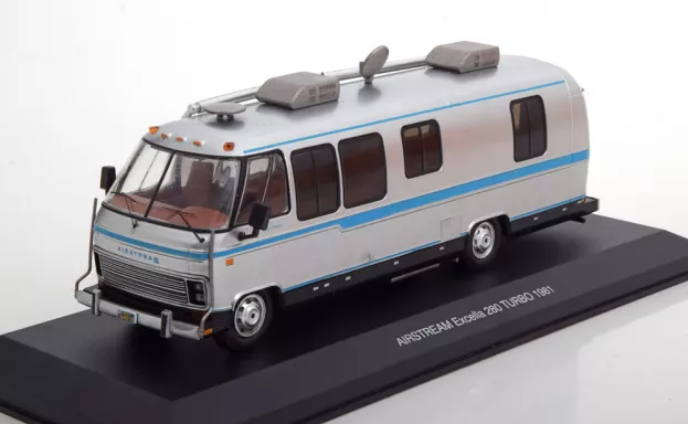 IXO Models Airstream Excella 280 Turbo Motorhome Camper 1981 1:43 CAC003