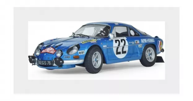 IXO Models Renault Model-kit Alpine A110 1600s N 22 4th Rally Montecarlo 1971 Jean Claude Andruet Michel Vial 1:8 20010113