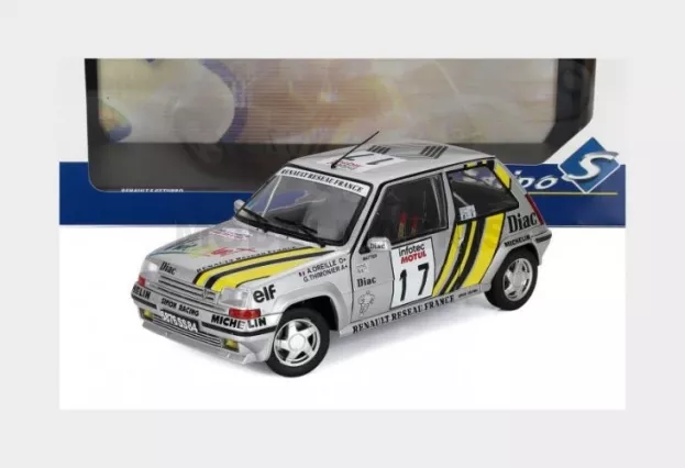 Solido Renault R5 Supercinque Gt Turbo Team Simon Racing N 17 Rally Tour De Corse 1989 Alain Oreille Gilles Thimonier 1:18 1810005