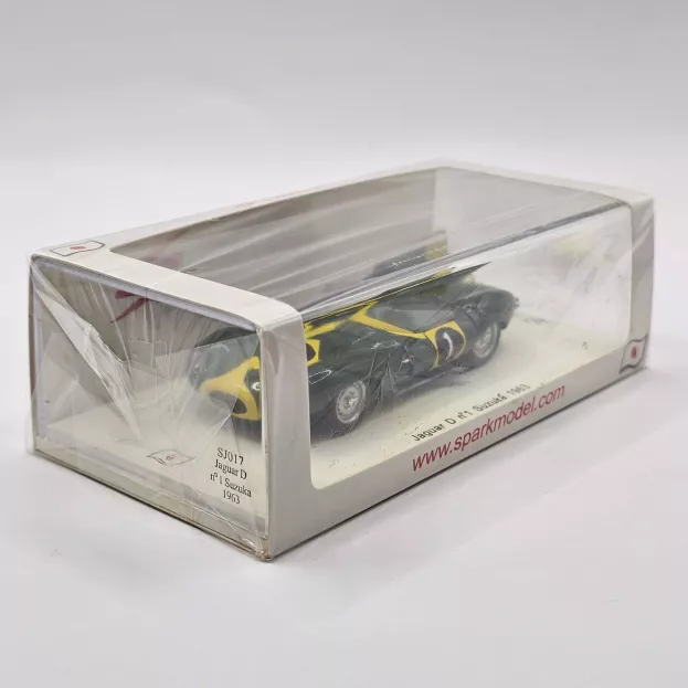 Spark Jaguar D Spider N 1 Suzuka 1963 F.francis 1:43 SJ017