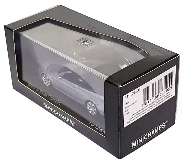 Minichamps Bmw 6-series Cabriolet 2006 1:43 431026031