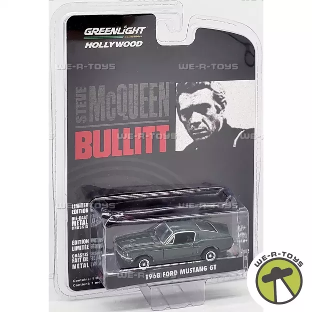 Greenlight Ford Mustang Gt390 Bullitt Steve Mcqueen 1968 1:64 44721