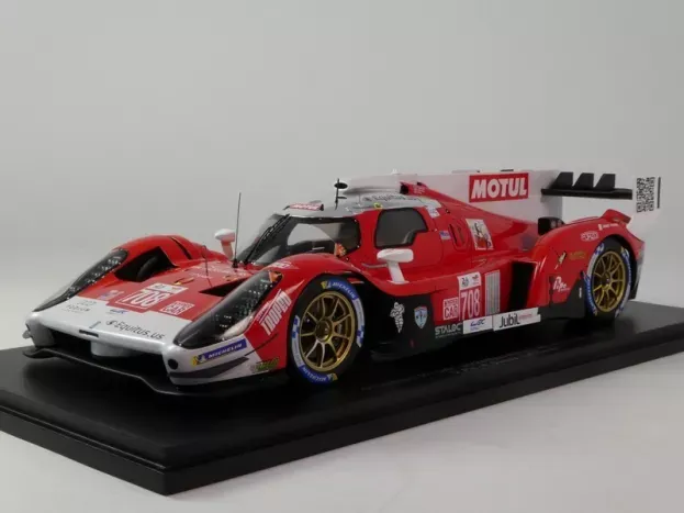 Spark Scg 007 Lmh 3.5l V8 Turbo Team Glickenhaus Racing N 708 24h Le Mans 2022 O.pla R.dumas L.f.derani Con Vetrina With Showcase Special Box 1:18 18S802