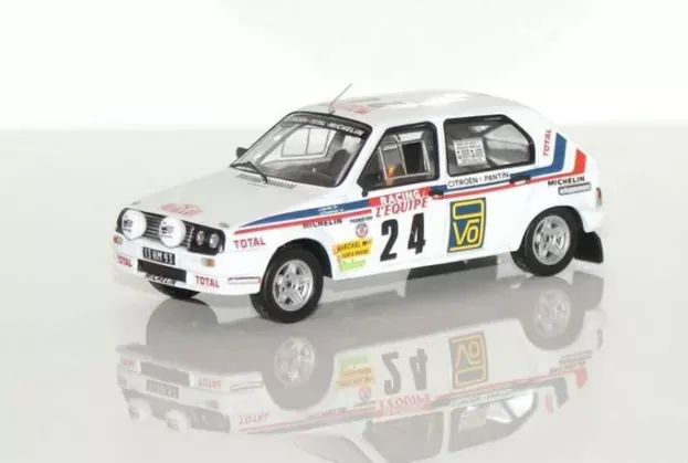 IXO Models Citroen Visa Chrono N 24 Rally Tour De Corse 1983 Dorche Thimonier 1:43 RAC128