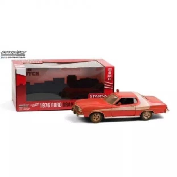 Greenlight Ford Gran Torino Coupe Weathered Version 1976 Starsky & Hutch 1:24 84121