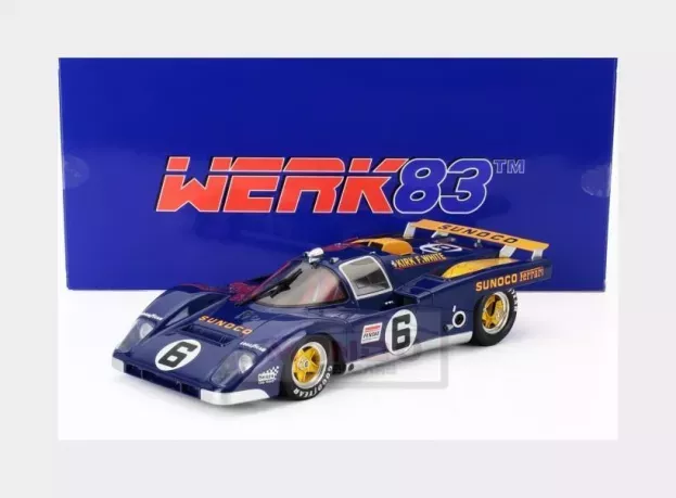 Werk83 Ferrari 512m 5.0l V12 Team Penske Sunoco N 6 3rd 24h Daytona 1971 Mark Donohue David Hobbs 1:18 W18053005