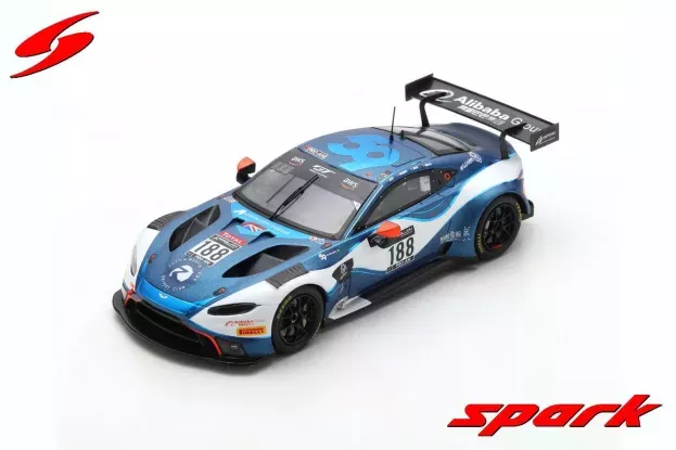 Spark Aston Martin Vantage Amr Gt3 Team Garage59 N 188 3rd Pro-am Cup Class 24h Spa 2020 A.west C.goodwin J.adam M.martin 1:43 SB384