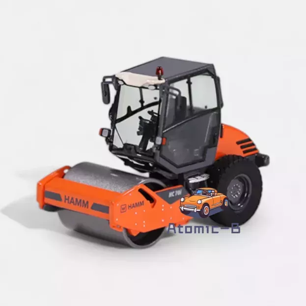 NZG Hamm Hc70i Rullo Vibrante Bitamburo Liscio Schiacciasassi Stone Crusher Roll 1:50 1104