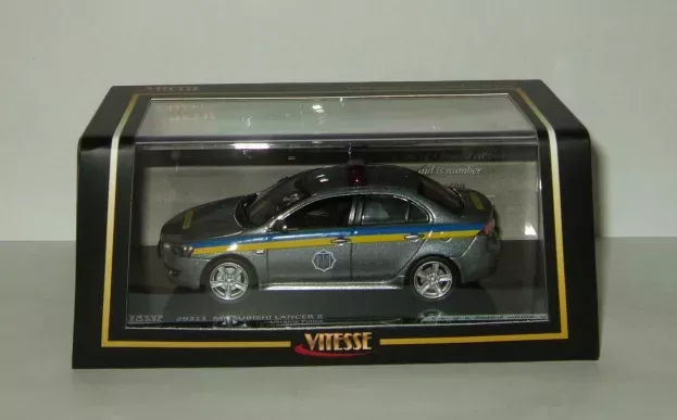 Vitesse Mitsubishi Lancer X Ukraine Police 2007 1:43 29311