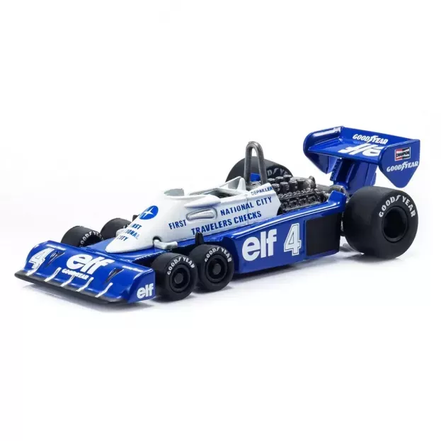 Kyosho Tyrrell F1 P34 Elf 6 Wheeler N 4 Season 1977 Patrick Depailler 1:64 07038B4