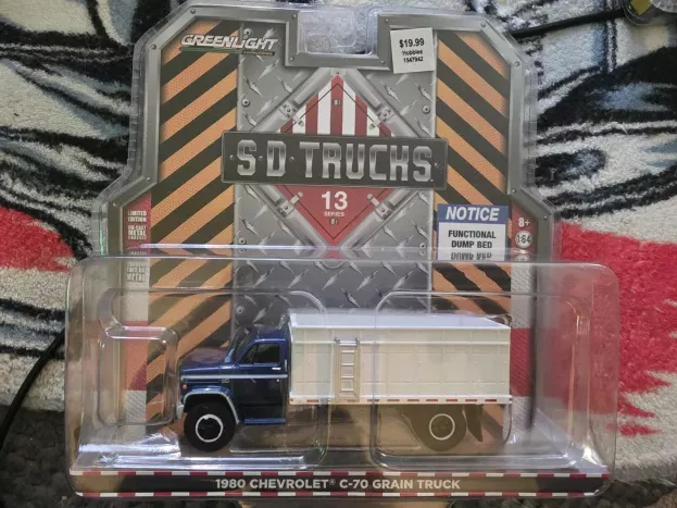 Greenlight Chevrolet C-70 Grain Truck 2-assi 1980 1:64 45130A