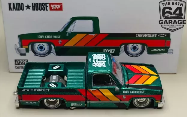 Mini GT Chevrolet Silverado Pick-up Kaido Works V3 1980 1:64 KHMG226