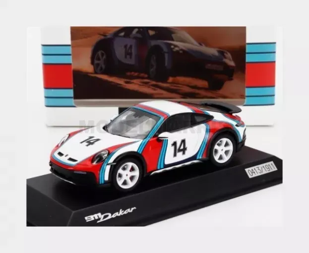 Spark Porsche 911 992 Dakar Coupe N 14 Martini Racing Livery 2023 1:43 WAP0200030PDKM