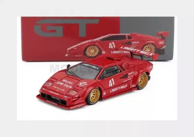 Mini GT Lamborghini Countach Lb Works N 41 Racing 2025 1:64 MGT01100-L