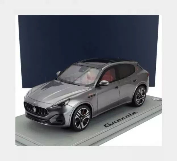 BBR Maserati Grecale Folgore Suv 2022 Con Vetrina With Showcase 1:18 P18243C-VET