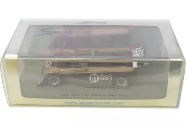 Spark Lola T260 N 61 Watkins Glen 1972 R.wissel 1:43 S1135