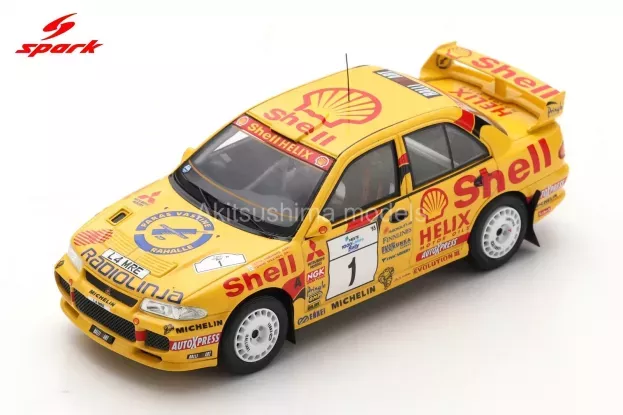 Spark Mitsubishi Lancer Evolution Mkiii N 1 Winner Rally Finland 1000 Lakes 1995 T.makinen S.harjanne 1:43 S6502