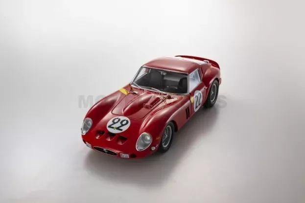 Kyosho Ferrari 250 Gto 3.0l V12 Team Equipe Nationale Belge N 22 3rd 24h Le Mans 1962 L.dernier ''beurlys'' J.blaton 1:18 08438B