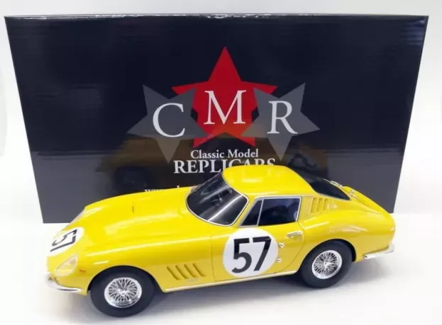 CMR Ferrari 275 Gtb 4 Team Ecurie Francorchamps N 57 24h Le Mans 1966 P.noblet C.dubois 1:18 CMR038