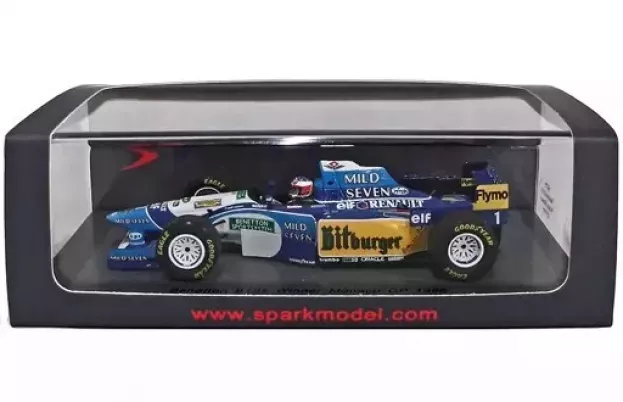 Spark Benetton F1 B195 N 1 Winner Monaco Gp Michael Schumacher 1995 World Champion 1:43 S4775