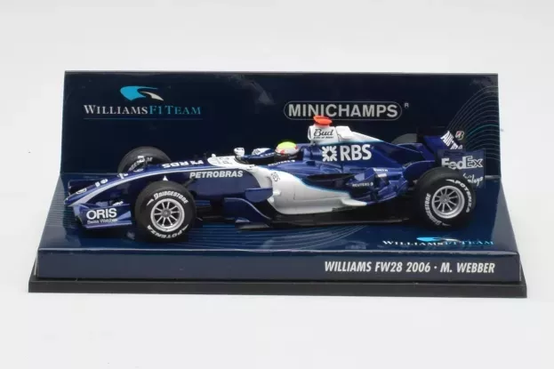 Minichamps Williams F1 Fw28 Cosworth N 9 Race Version 2006 M.webber 1:43 400060009