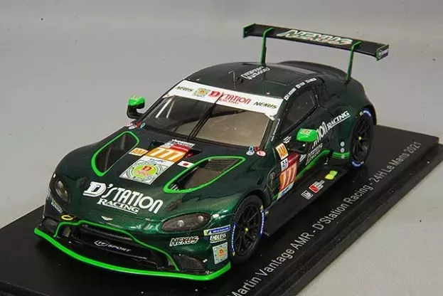 Spark Aston Martin Vantage Amr 4.5l V8 Turbo Team D'station Racing N 777 24h Le Mans 2021 S.hoshino T.fujii A.watson 1:43 S8276