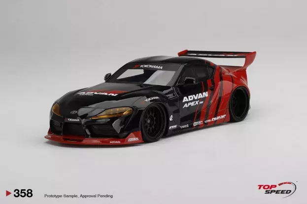 Truescale Toyota Supra Gr Advan Pandem 2019 1:18 TS0358