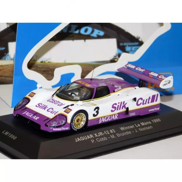 IXO Models Jaguar Xjr12 7.0l V12 Team Silk Cut Jaguar T.w.racing N 3 Winner 24h Le Mans 1990 John Nielsen Price Cobb Martin Brundle 1:43 LM1990
