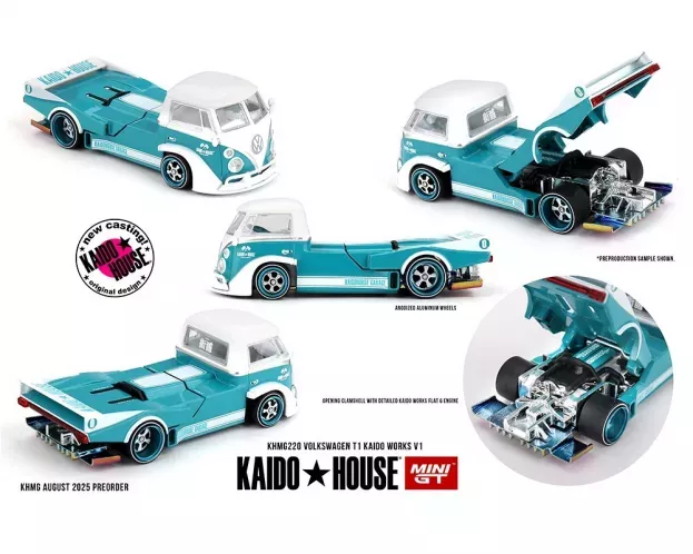 Mini GT Volkswagen T1 Pick-up Kaido Works V1 1972 1:64 KHMG220