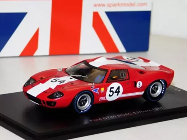 Spark Ford Gt40 N 54 6h Boac 1967 D.charlton C.crabbe 1:43 UK008
