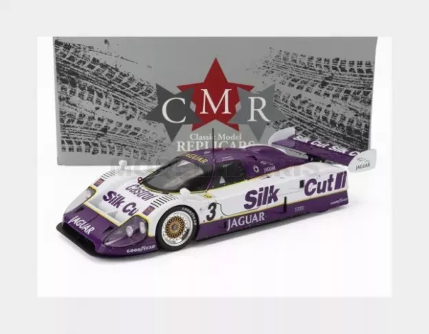 CMR Jaguar Xjr12 7.0l V12 Team Silk Cut Jaguar T.w.racing N 3 Winner 24h Le Mans 1990 John Nielsen Price Cobb Martin Brundle 1:18 CMR202