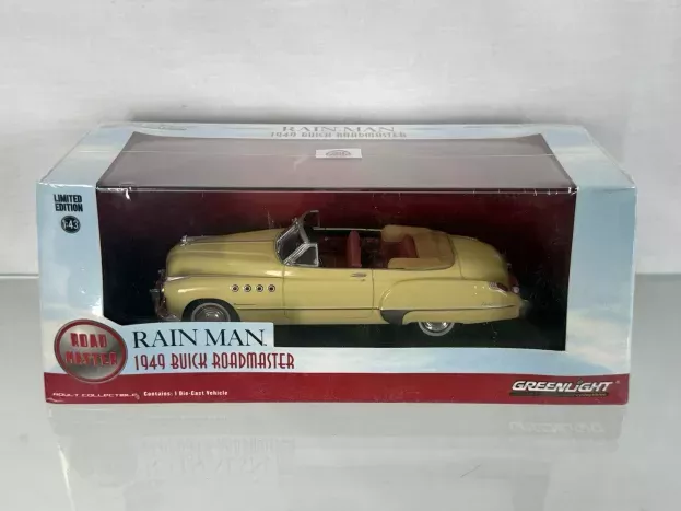 Greenlight Buick Roadmaster Cabriolet Open 1949 Charlie Babbitt Rain Man 1:43 86618