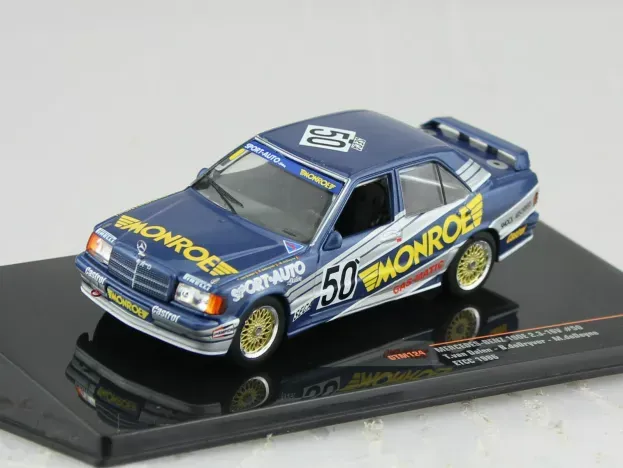 IXO Models Mercedes 190e 2.3 16v Team Monroe N 50 Etcc 1986 T.van Dalen B.de Dryver M.de Deyne 1:43 GTM124