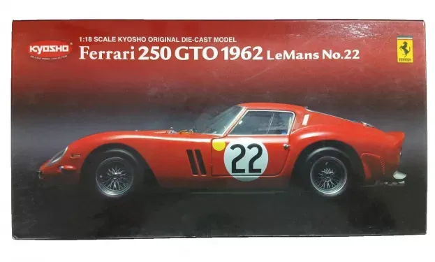 Kyosho Ferrari 250 Gto N 22 3rd 24hle Mans 1962 Leon Dernier Jean Blaton 1:18 08432B