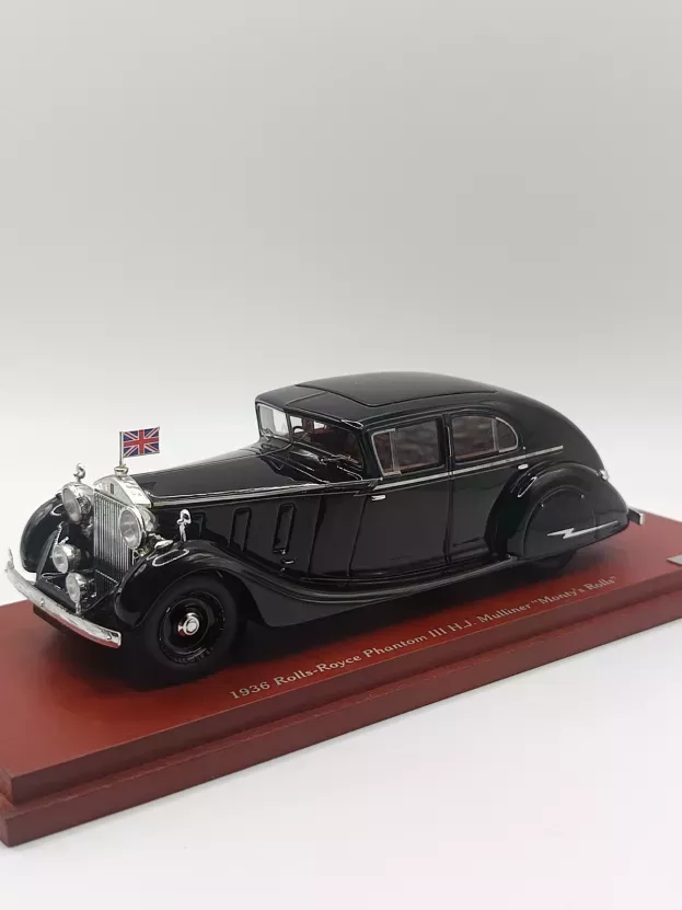 Truescale Rolls Royce Phantom Iii Hj Mulliner 1936 Personal Car General Montgomery 1:43 TSM124363