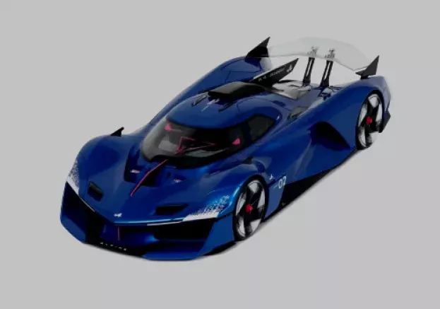 Ottomobile Alpine Alpenglow Hy6 Concept Car 2024 1:18 OT1213