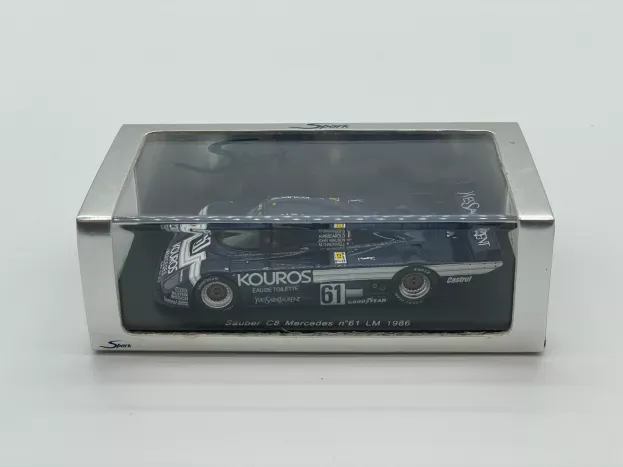 Spark Sauber Mercedes C8 Kouros N 61 Le Mans 1986 J.nielsen M.thackwell 1:43 S1259