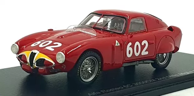 Spark Alfa Romeo 6c 3000cm N 602 2nd Mille Miglia 1953 J.m.fangio G.sala 1:43 S3681