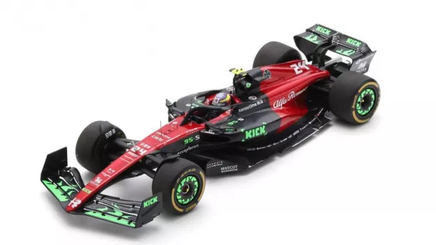 Spark Alfa Romeo F1 C43 Team Orlen N 24 Belgium Gp 2023 Guanyu Zhou 1:18 18S963
