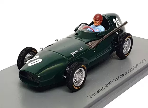 Spark Vanwall F1 Vw5 N 20 2nd Monaco Gp 1957 Tony Brooks 1:43 S7202
